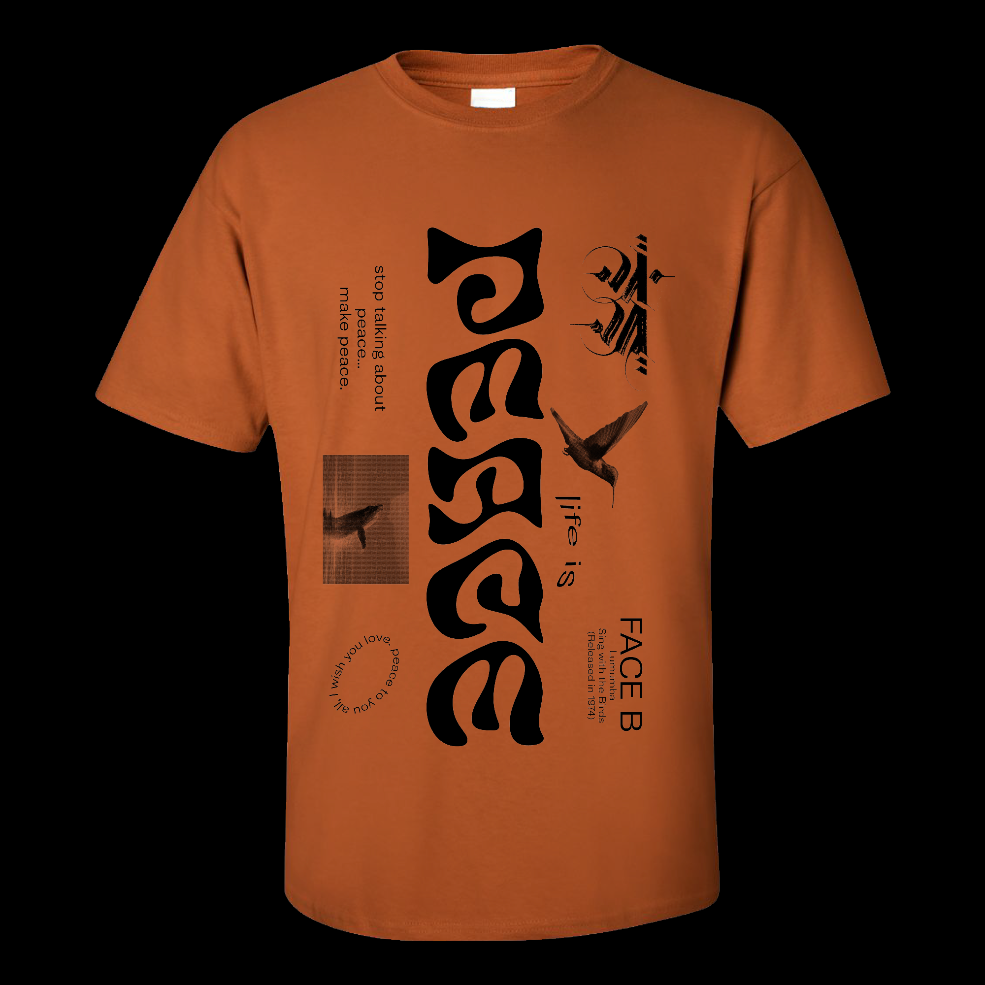 Lumumba T-Shirt (Orange)