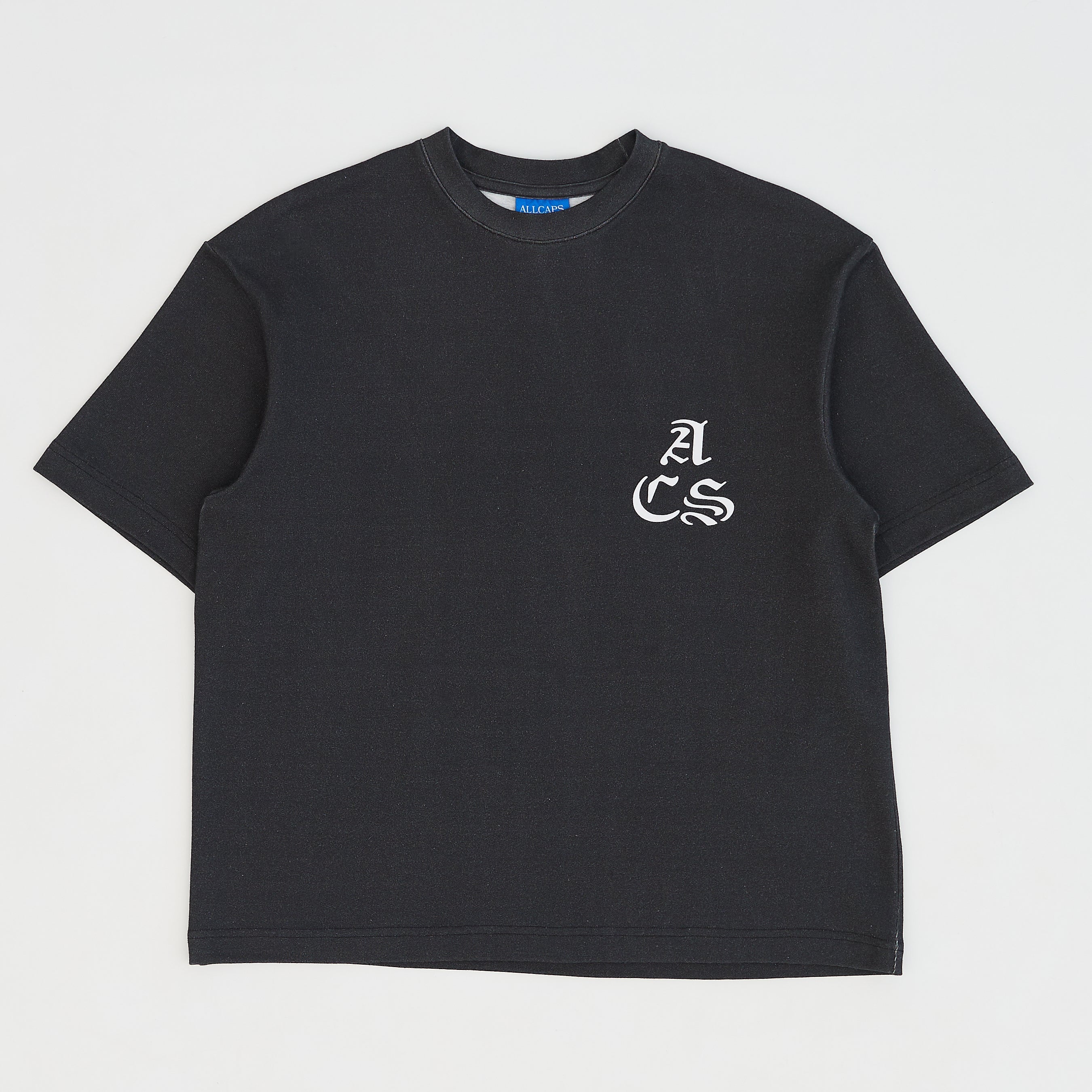 site TShirt (Black) All Caps Studio