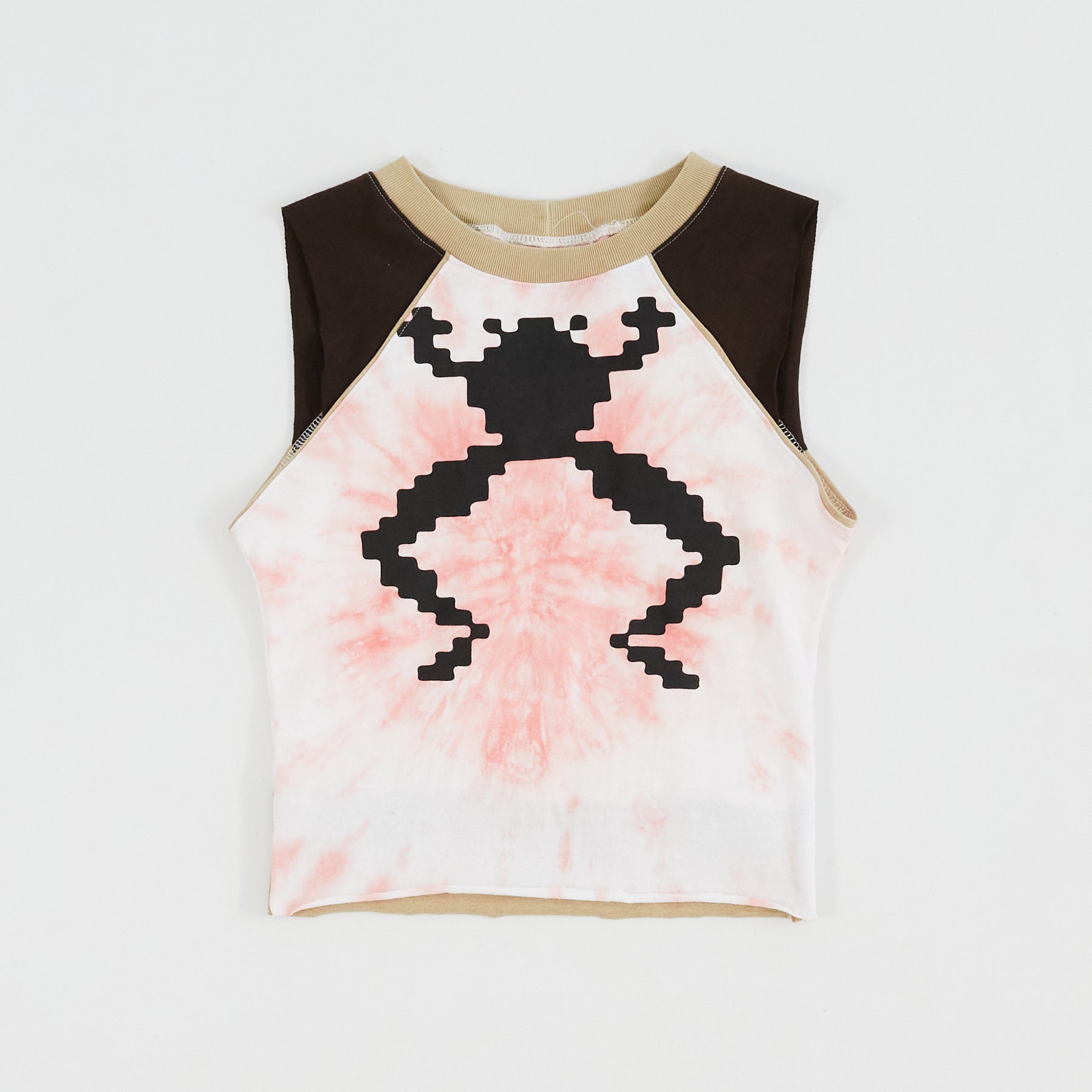 THOUSAND ISLAND: TYE DYE DIGI FROG BABY T-SHIRT