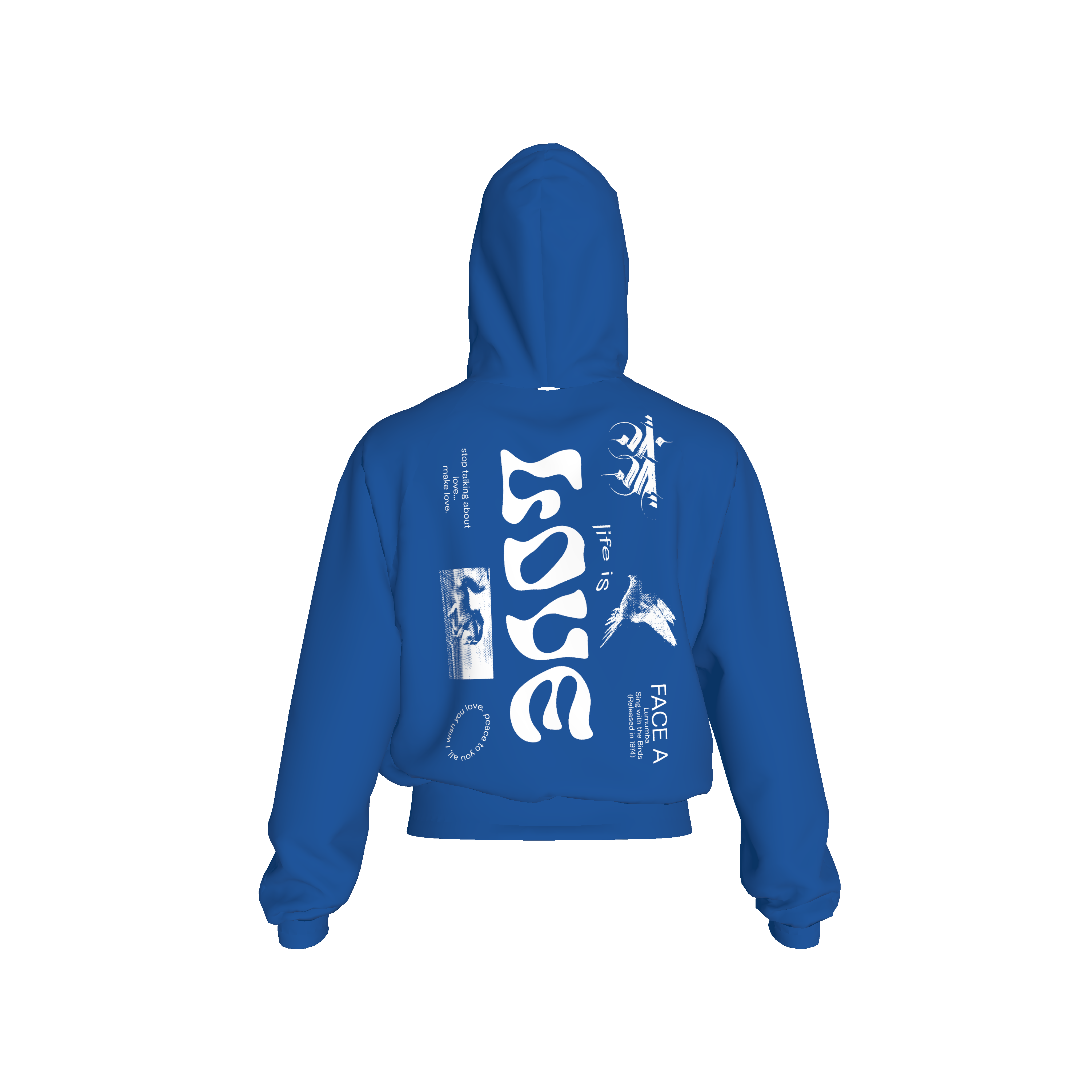 Lumumba Hoodie 2.0 (Blue)