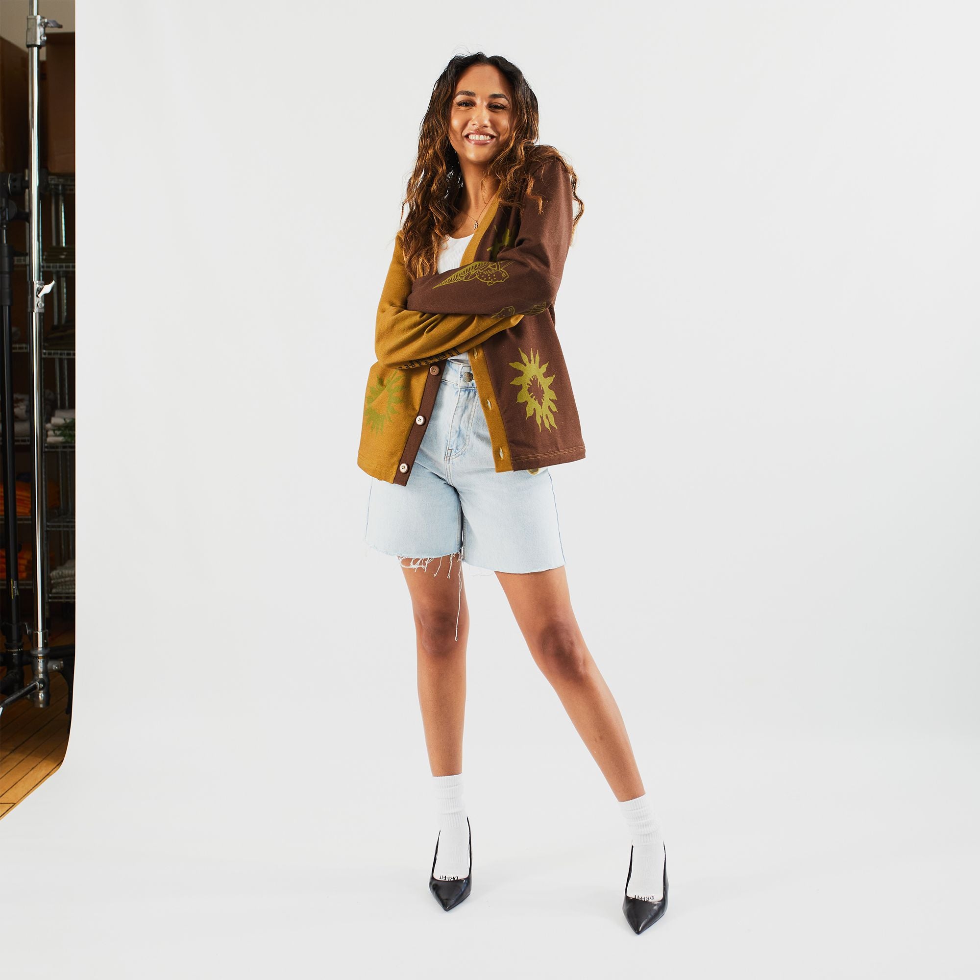 THIS MOMENT CARDIGAN (COPPER/BROWN)