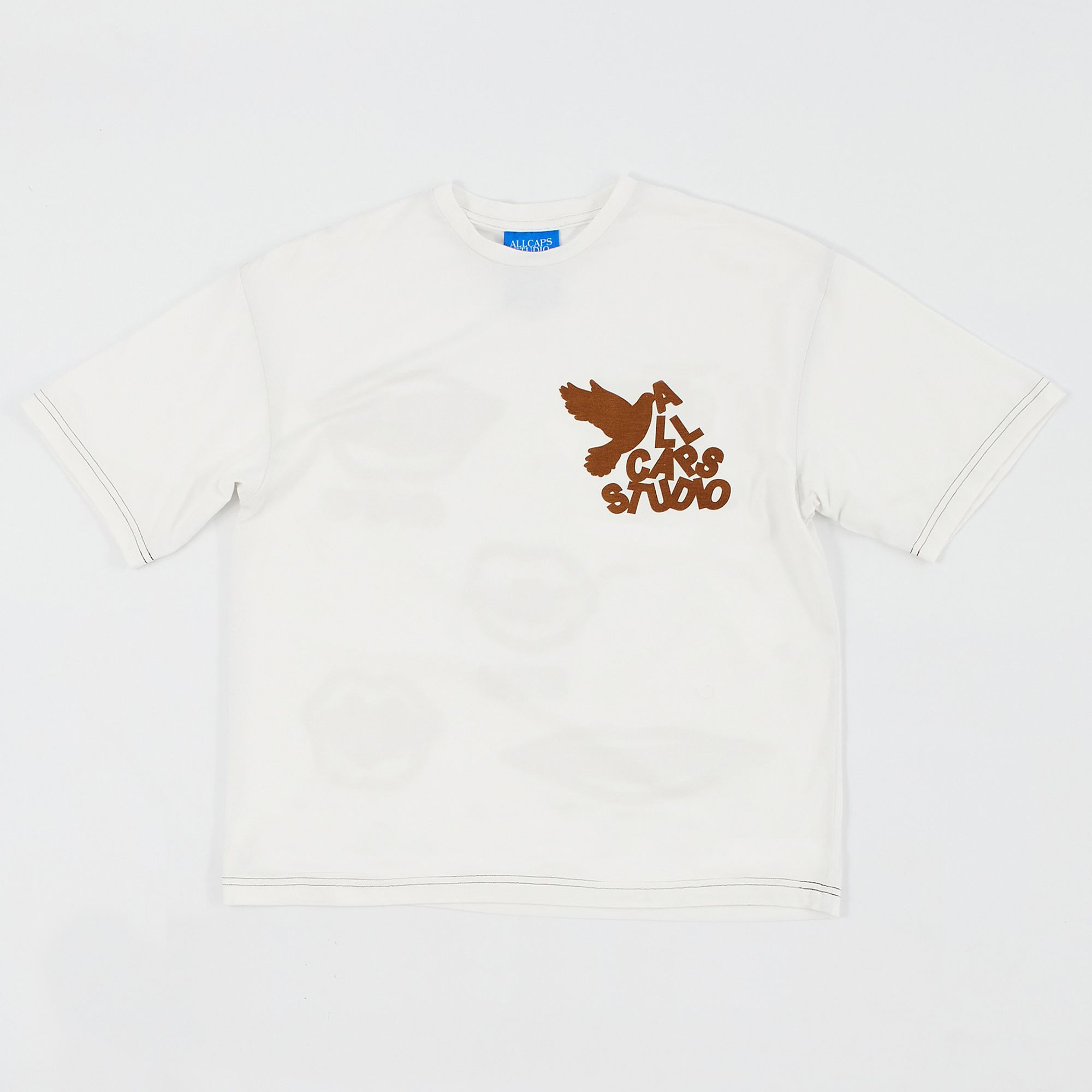 ACS BIRD LOGO BOXY T-SHIRT (WHITE)