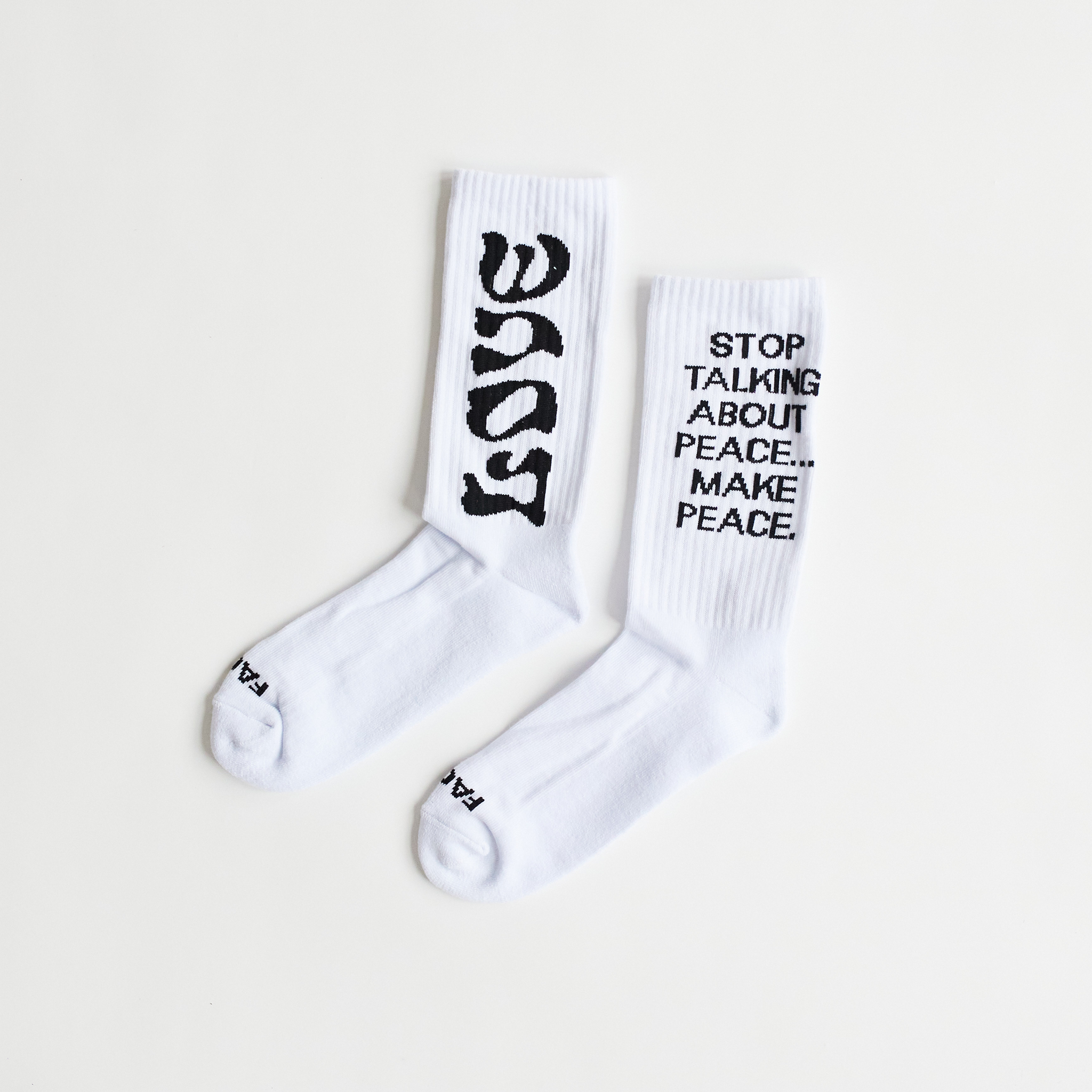 Lumumba Socks (White)