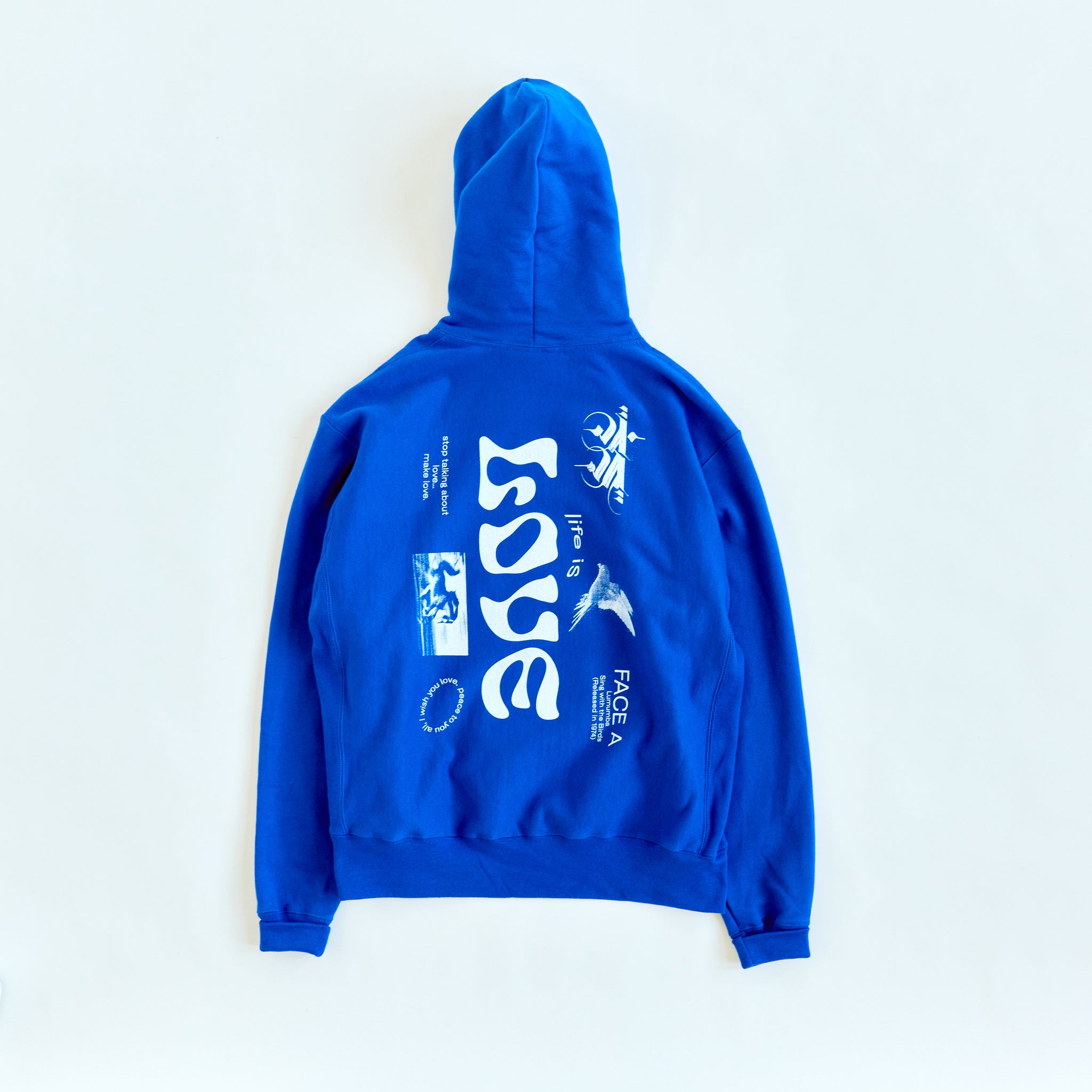 The Lumumba Hooded Sweatshirt (Royal Blue)