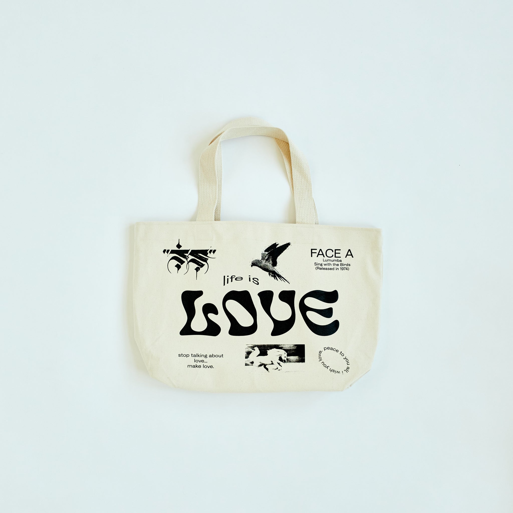 The Lumumba Tote Bag (Natural)