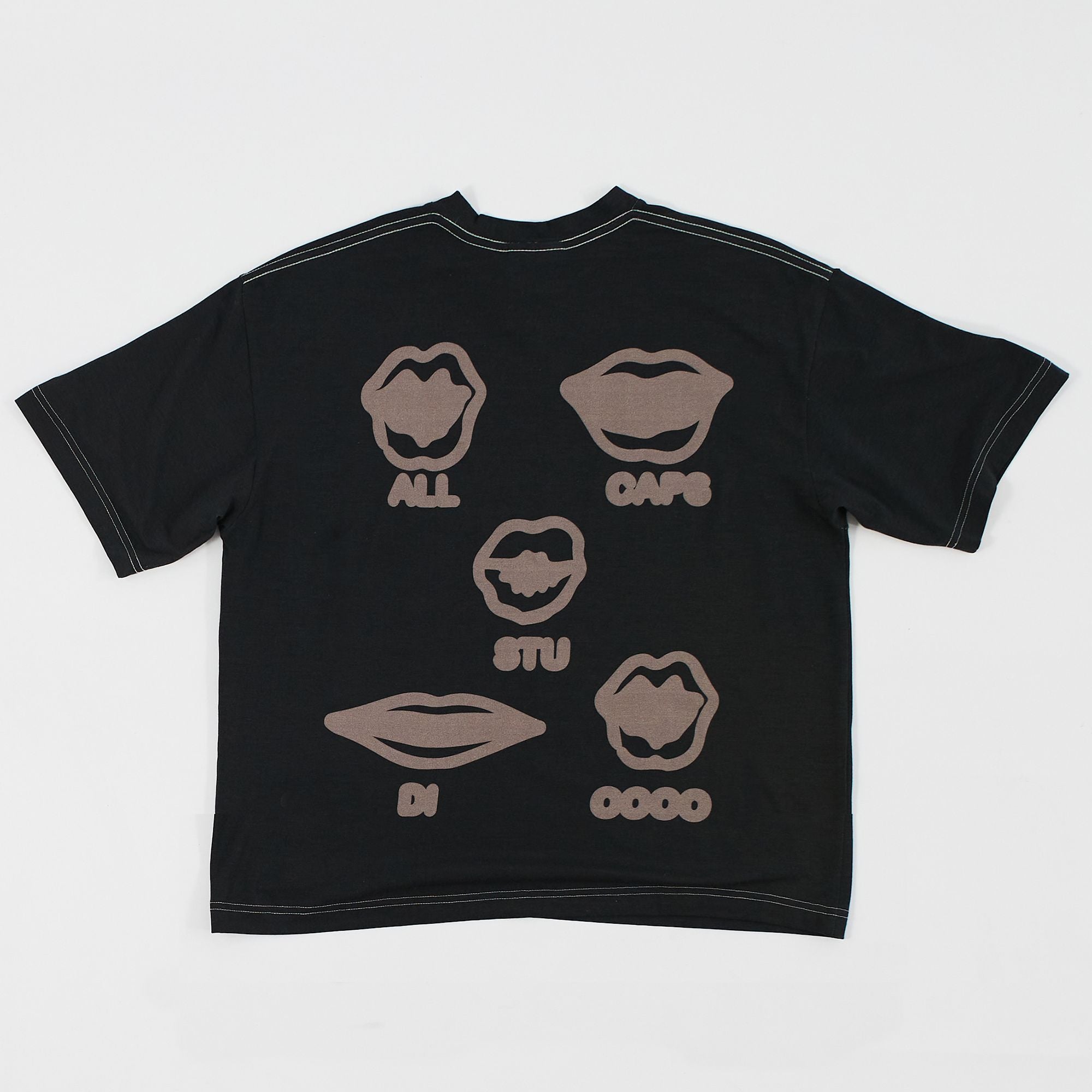 ACS BIRD LOGO BOXY T-SHIRT (BLACK)