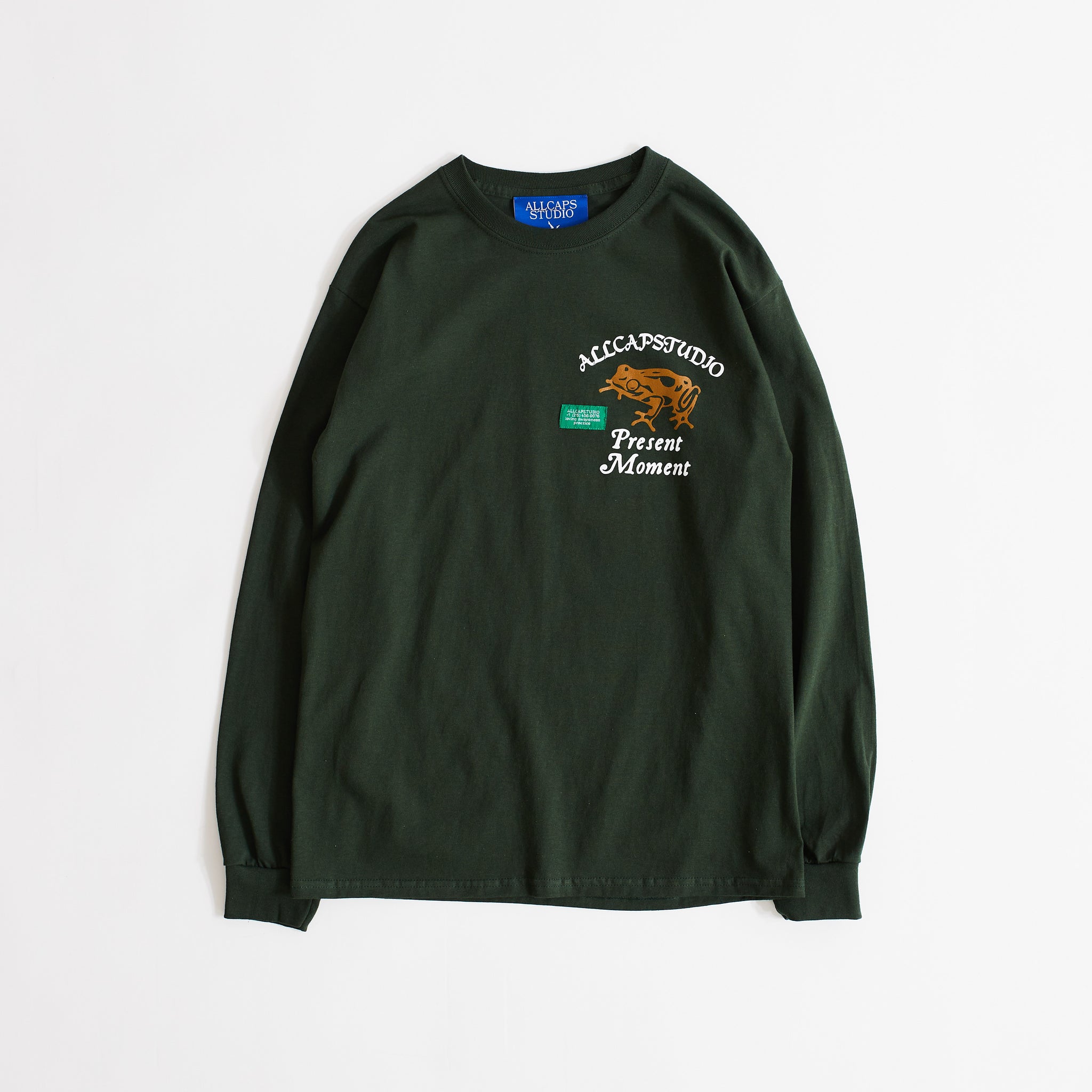 Be Present L/S T-Shirt (Forest Green)