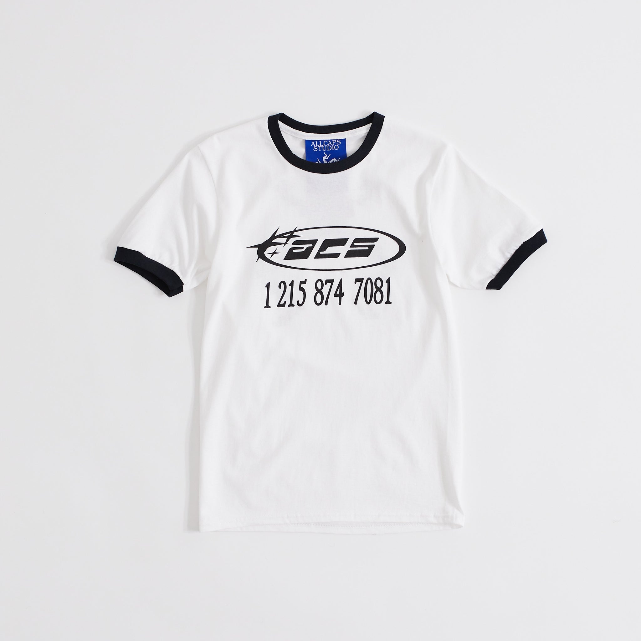 Logo Ringer T-Shirt (White)