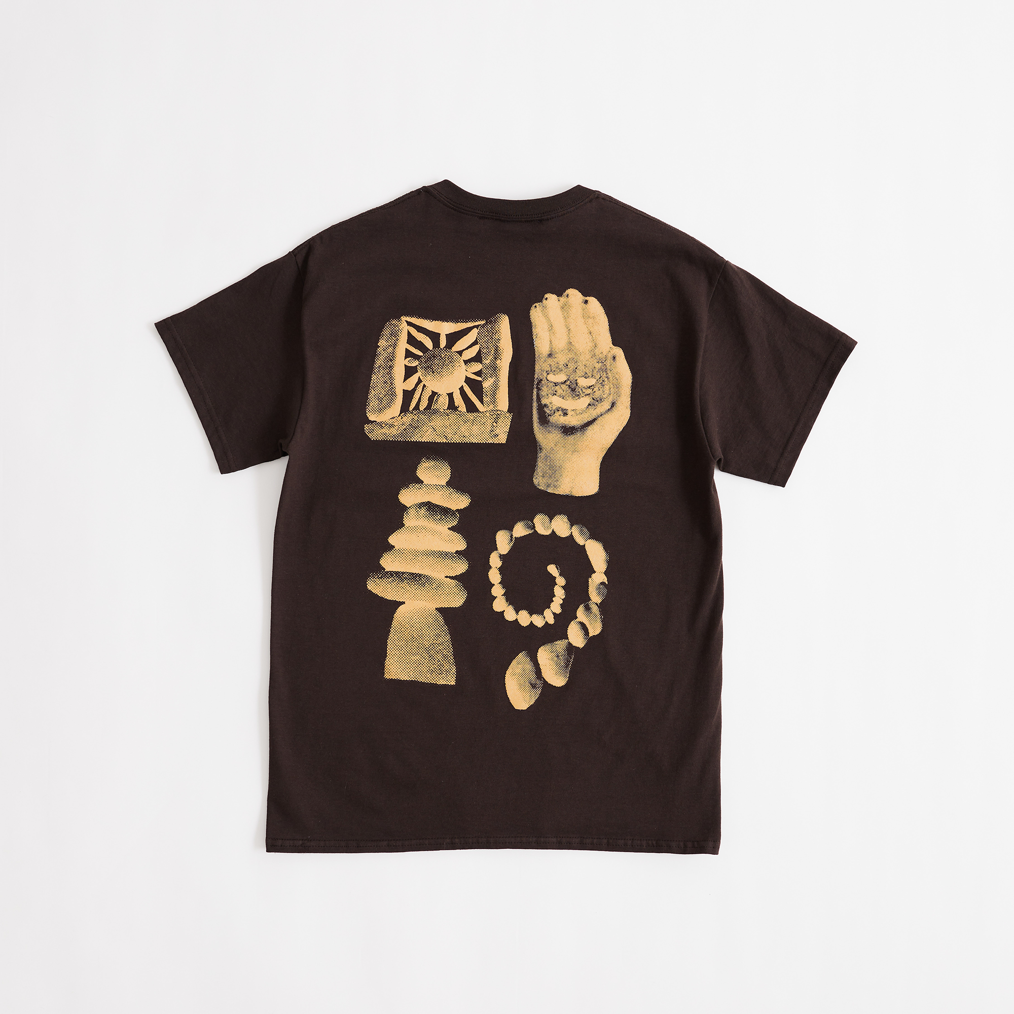 Hand of a Friend S/S T-shirt (Chocolate Brown)