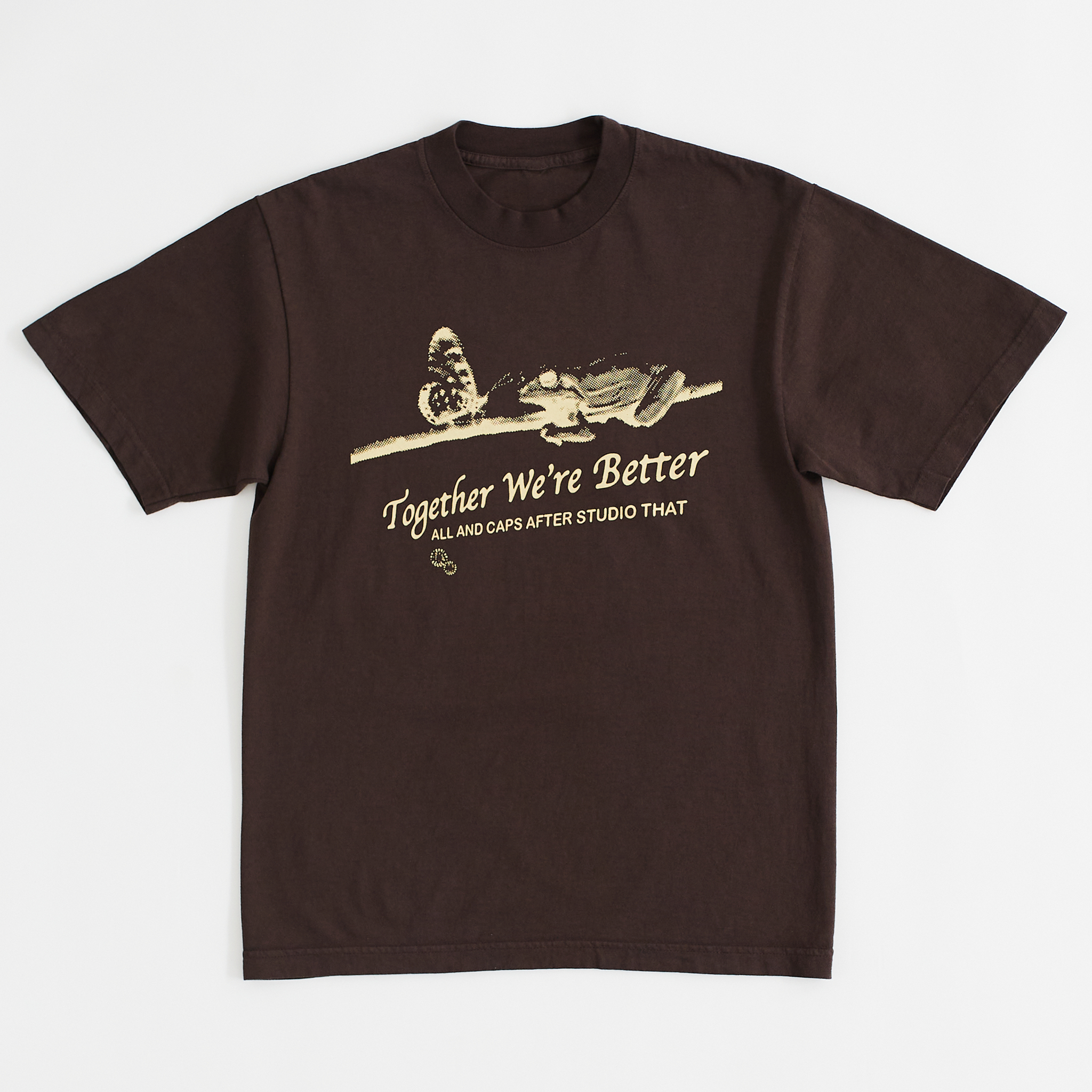 AAT X ACS: TOGETHER S/S T-SHIRT (CHOCOLATE)