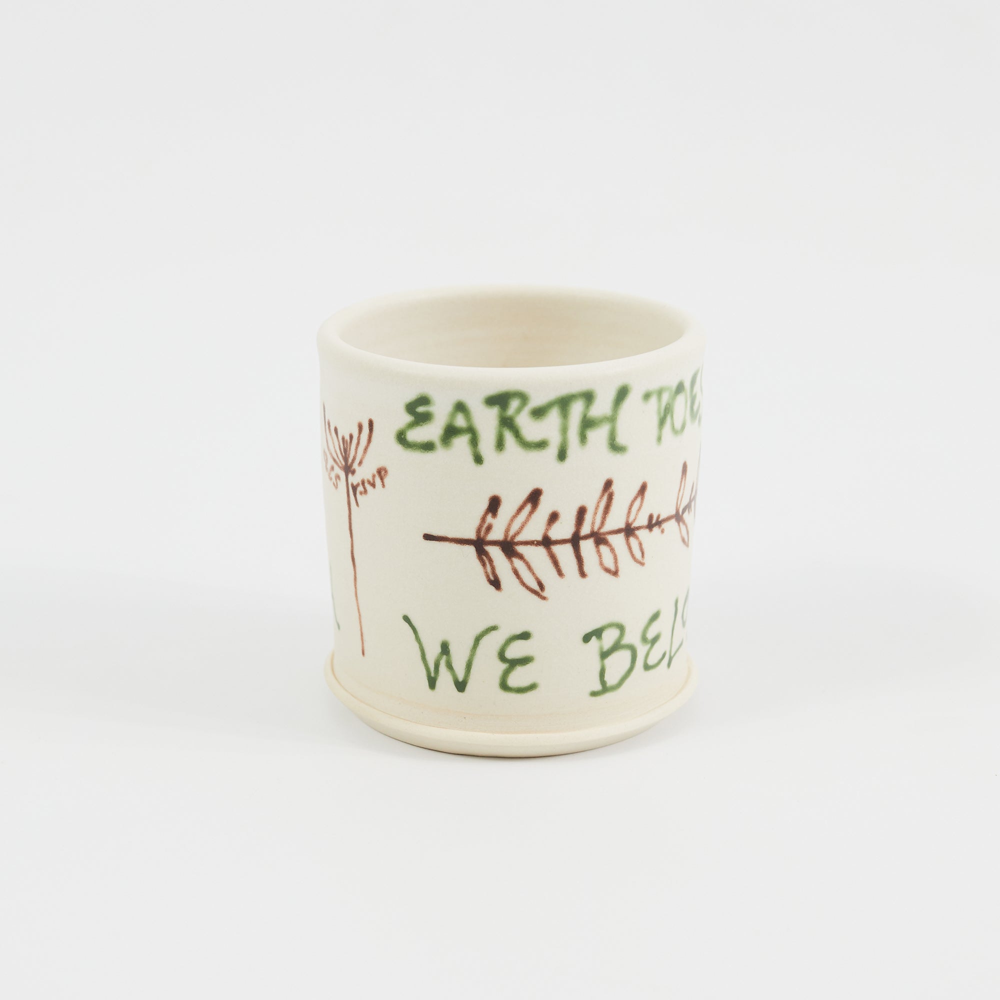 EARTH DAY + ONE EYE CERAMICS: CUP #2