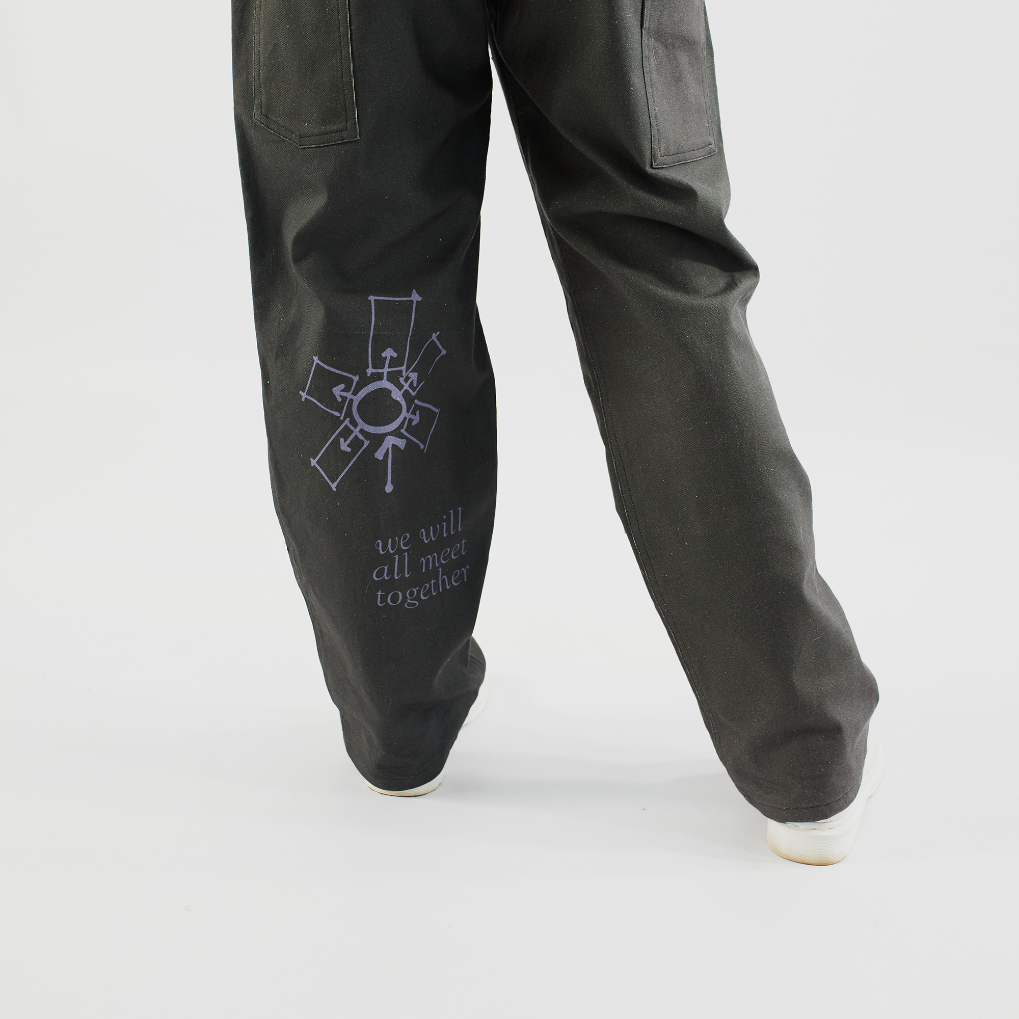 TOGETHER DOUBLE KNEE PANTS (GRAPHITE)