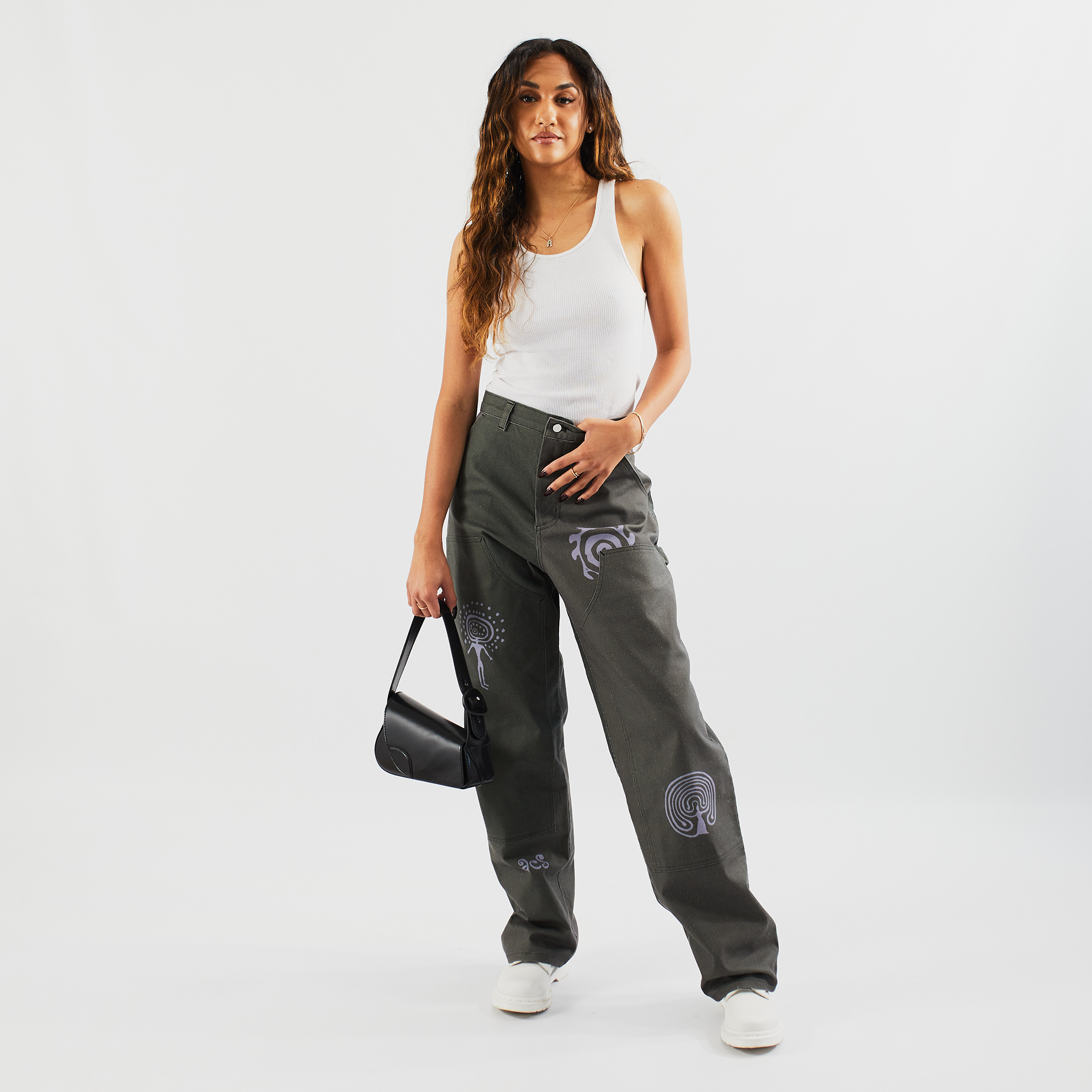 TOGETHER DOUBLE KNEE PANTS (GRAPHITE)