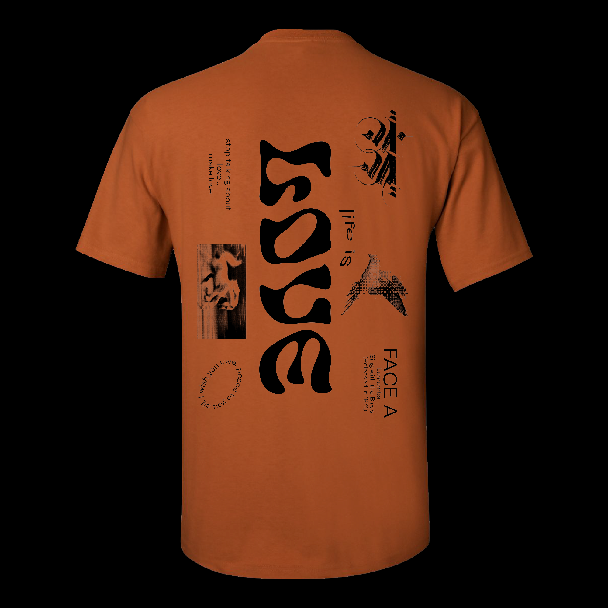 Lumumba T-Shirt (Orange)
