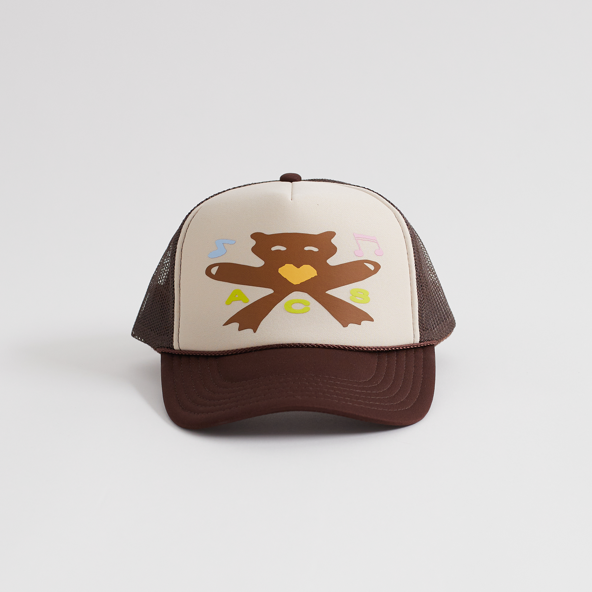 Teddy Trucker Cap (Tan/Brown)